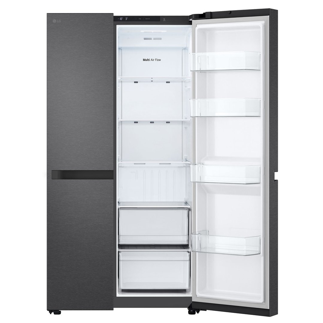 LG 664L Side by Side Fridge in Matte Black Finish GS-B599MBL