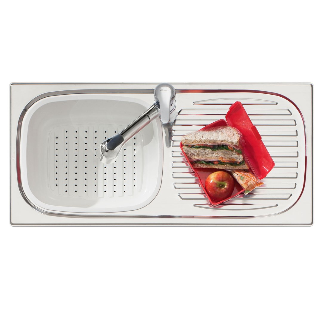 Oliveri Left-Hand Single Bowl with Drainer MR501