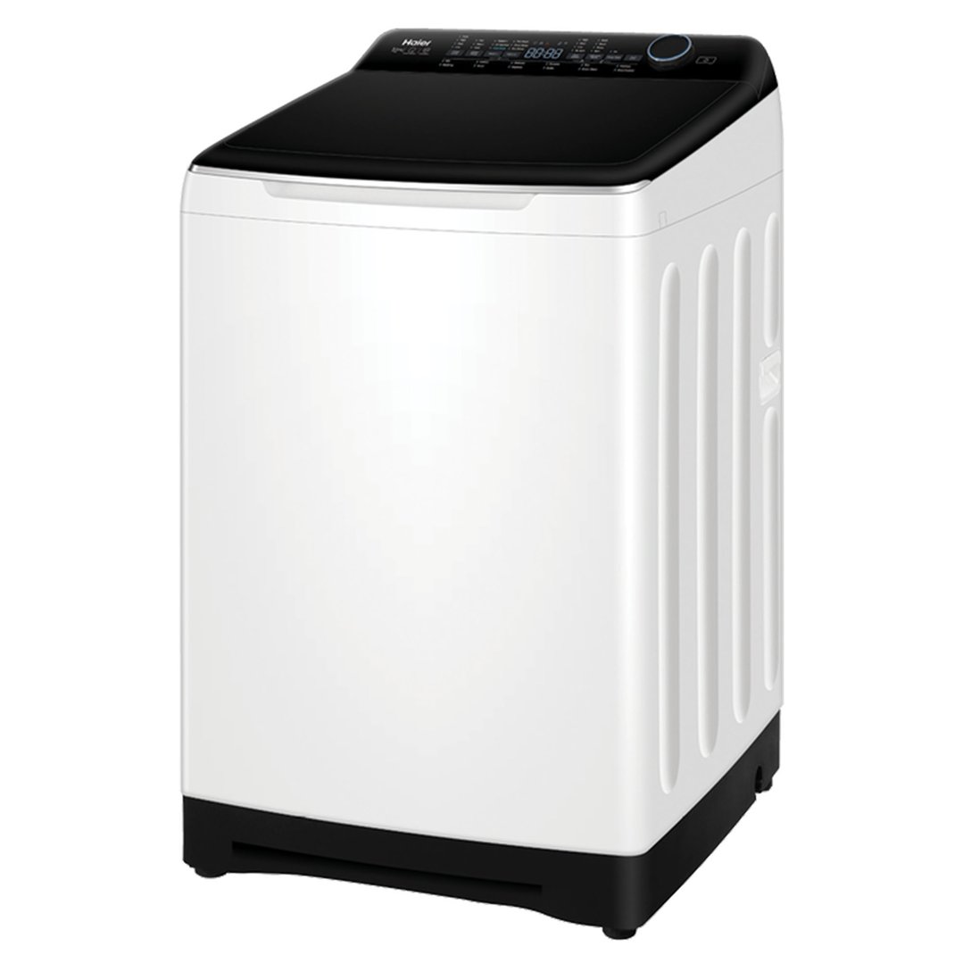 Haier Top Loader Washing Machine, 10kg, UV Protect, White HWT10AD1
