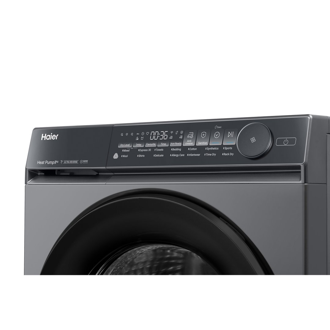Haier 8kg 500 Series Heat Pump Dryer - Dark HDHPS80NB1