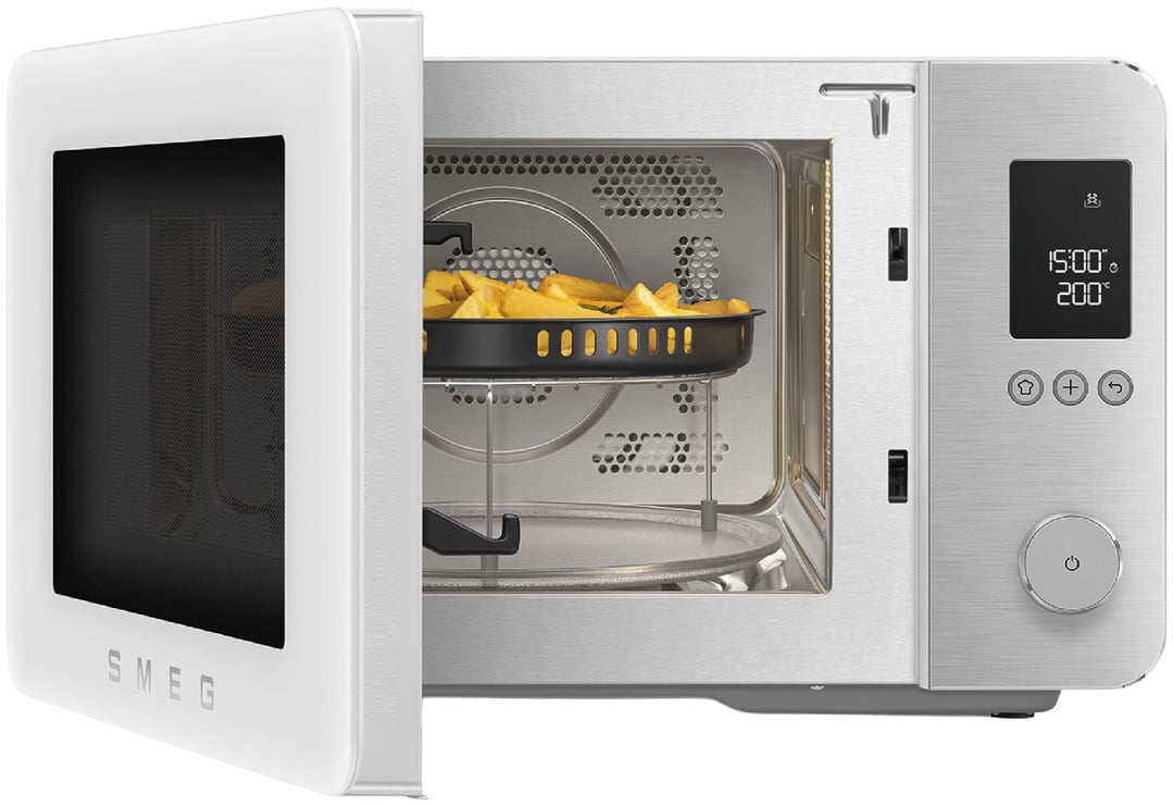 Smeg 27L Combi Microwave Oven - Matte White MOC02WHMAU
