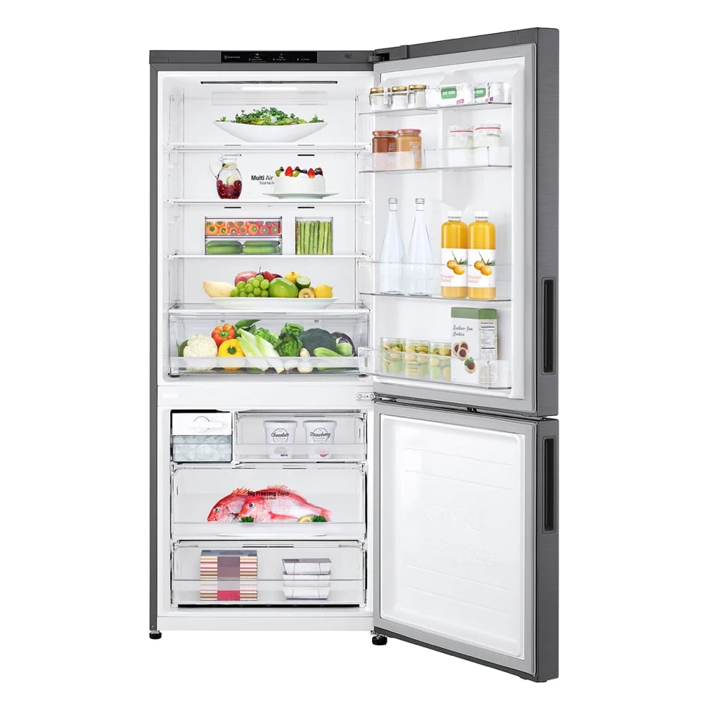 LG 420L Bottom Mount Fridge Dark Graphite GB455UPLE Buy Online with