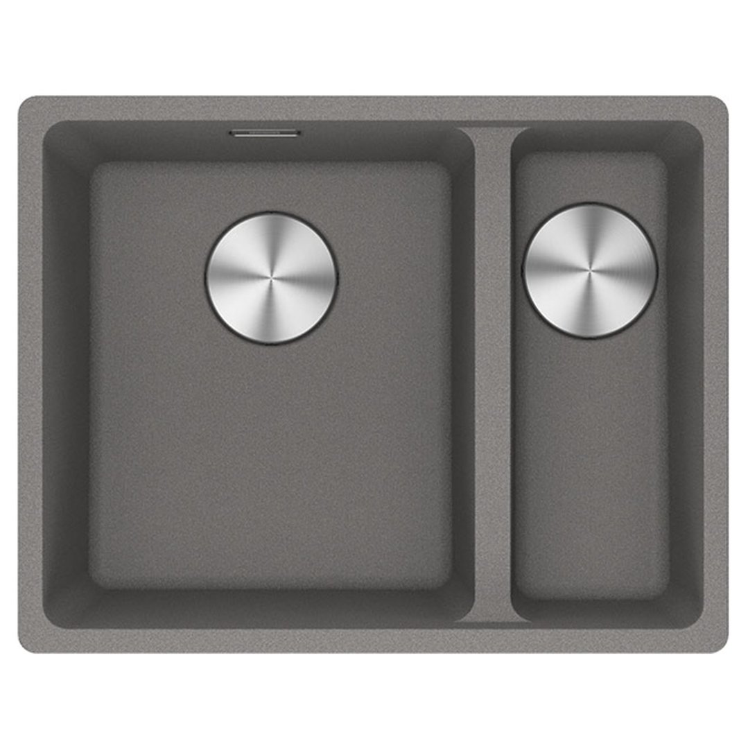 Franke Maris 1 & 1/2 Right Bowl Sink 340/150mm Stone Grey MRG660/34-15FPCSBRSG