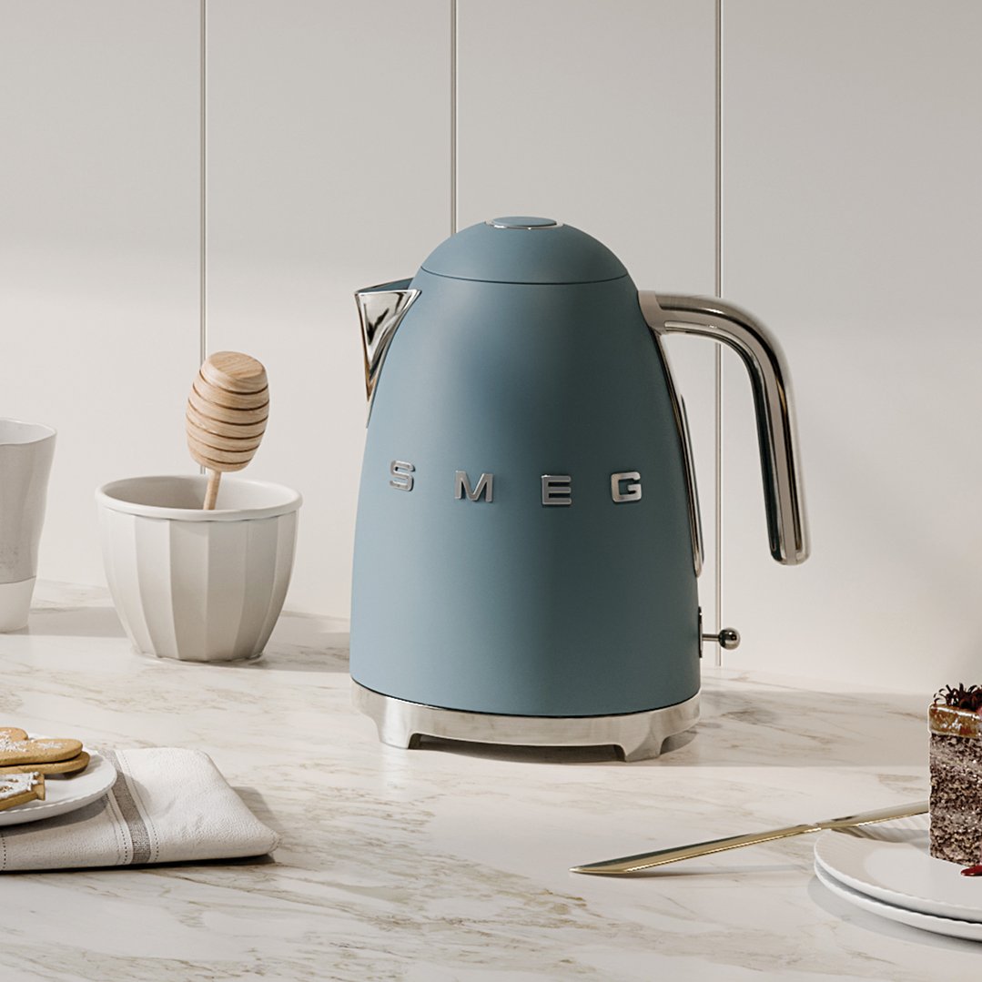 Smeg 50's Style Kettle - Storm Blue KLF03SBMAU