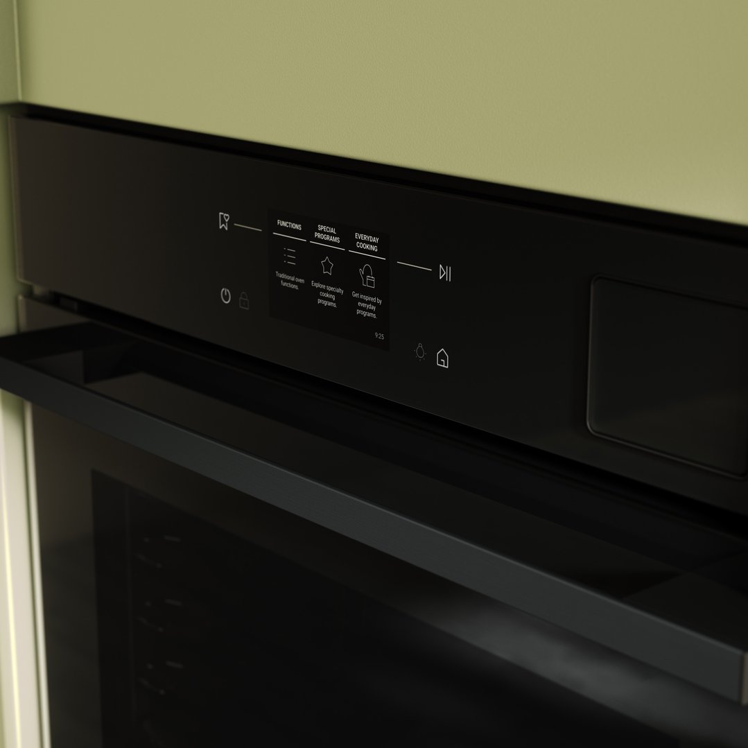 Haier 60cm 500 Series Built-in Oven, 25 Function, TFT Touchscreen, Pyrolytic HWO60S25TTPB5