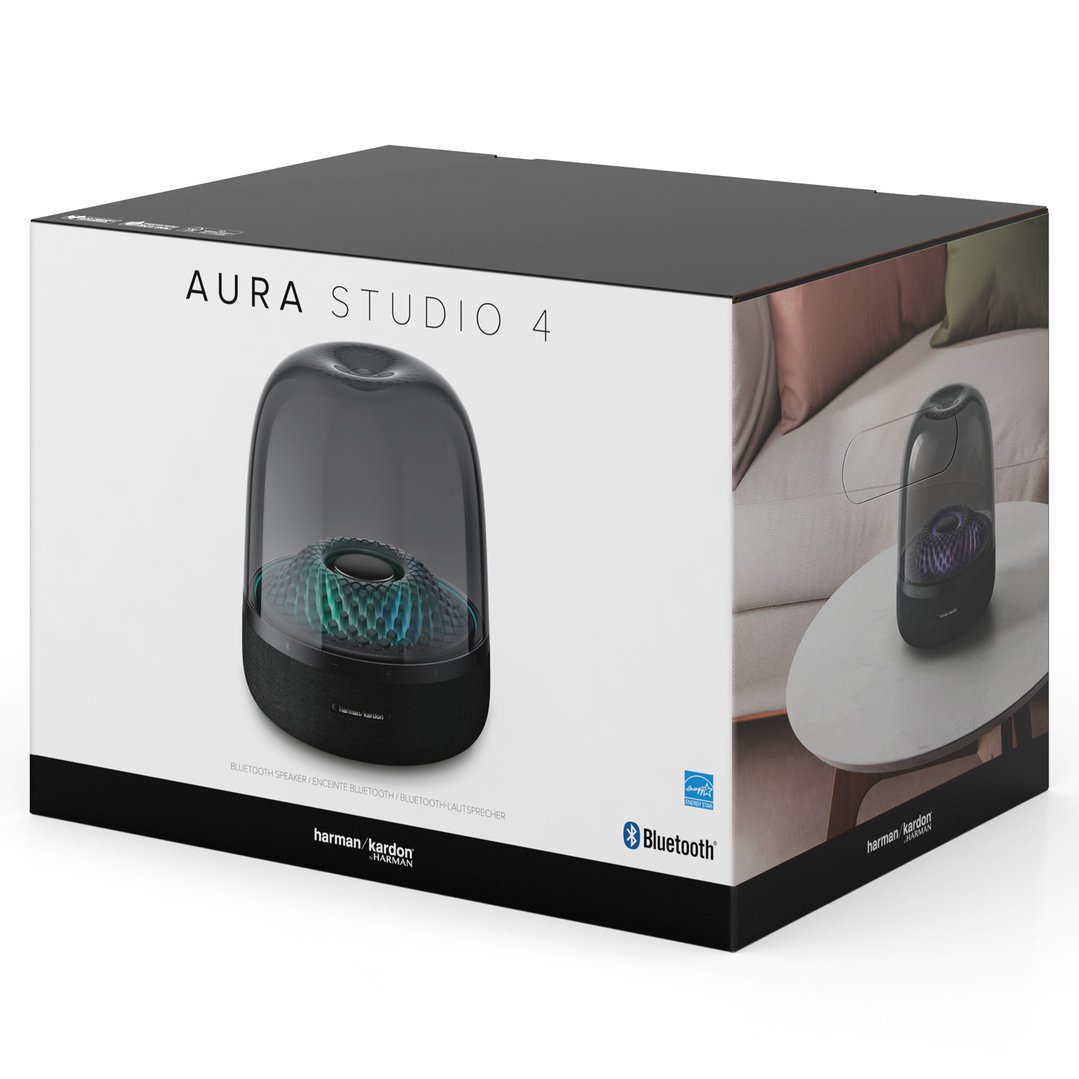Harman Kardon Aura Studio 4 Wireless Bluetooth Speaker Black HKAURAS4BLKAS