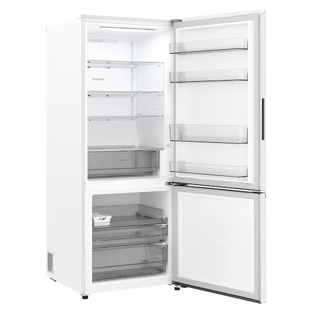 LG 436L Bottom Mount Fridge - Matte White GB-B400MW