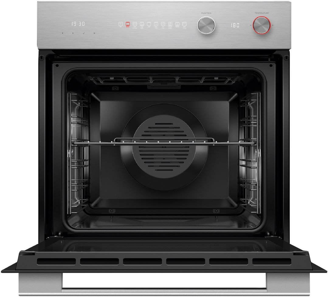 Fisher & Paykel 60cm Contemporary Pyrolytic Oven, Brushed Silver OB60SBCPGX5