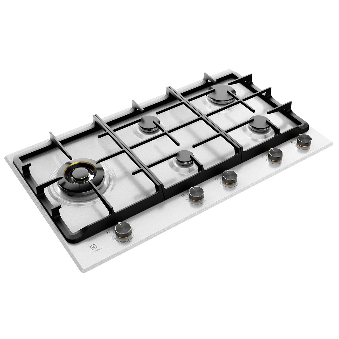 Electrolux 90cm UltimateTaste 900 5 Burner Gas Cooktop Stainless Steel EHG955SE
