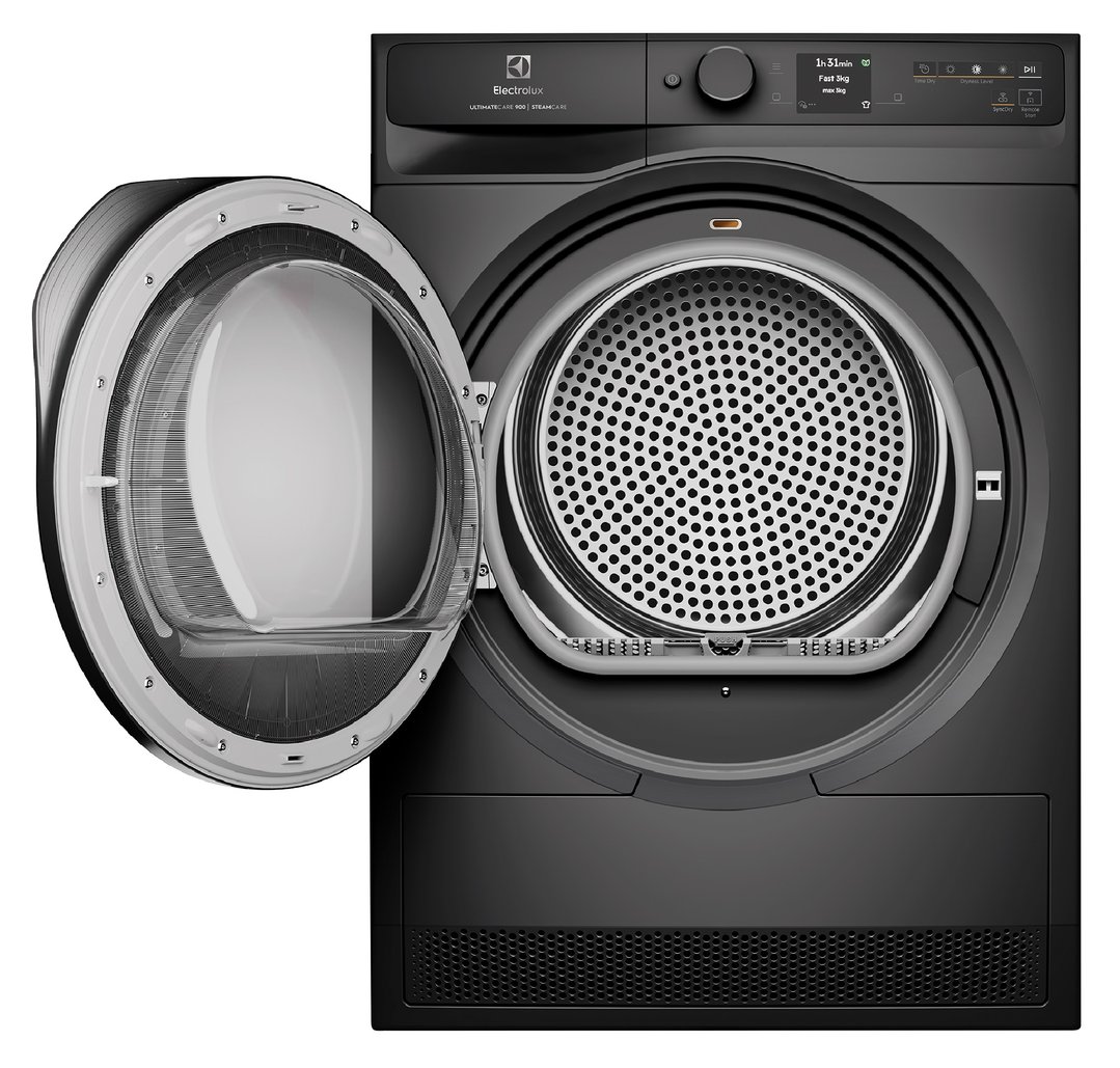Electrolux 9kg UltimateCare 900 Dark Onyx Heat Pump Dryer EDH902R9SC