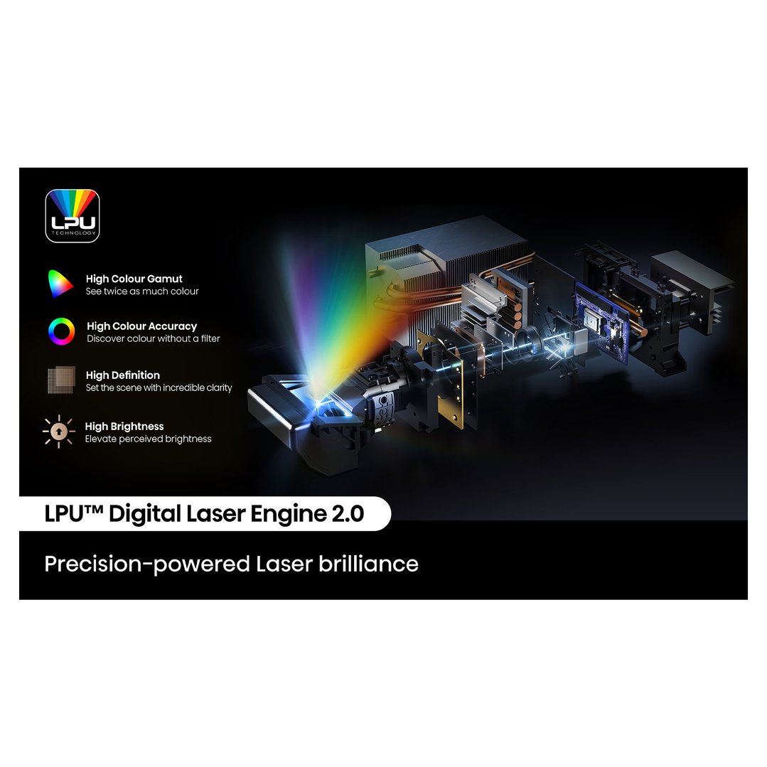 Hisense 120" L9Q TriChroma Laser TV Projector 120L9QSET