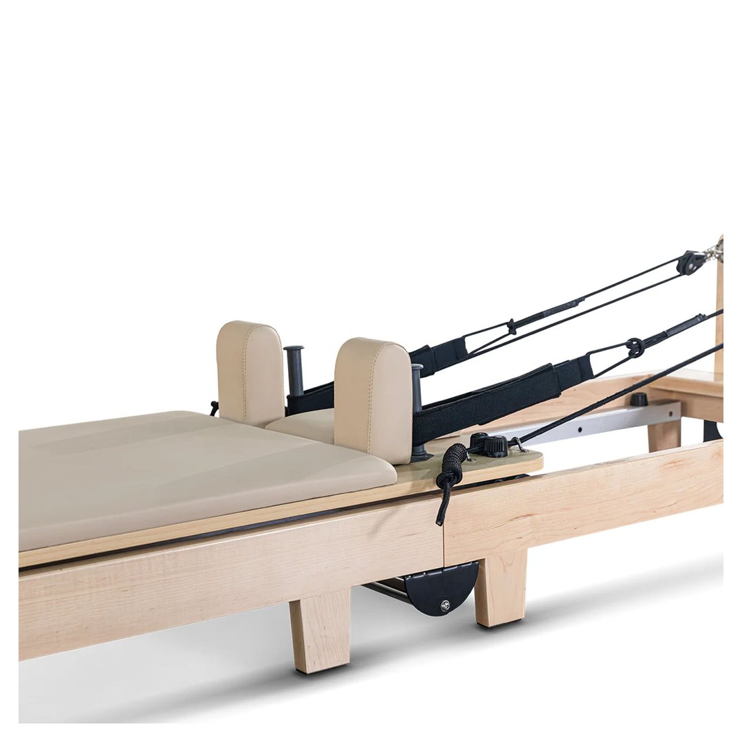 Lifespan Fitness Contour Folding Wooden Pilates Reformer Machine - Beige LFRF-CONTFLD2B