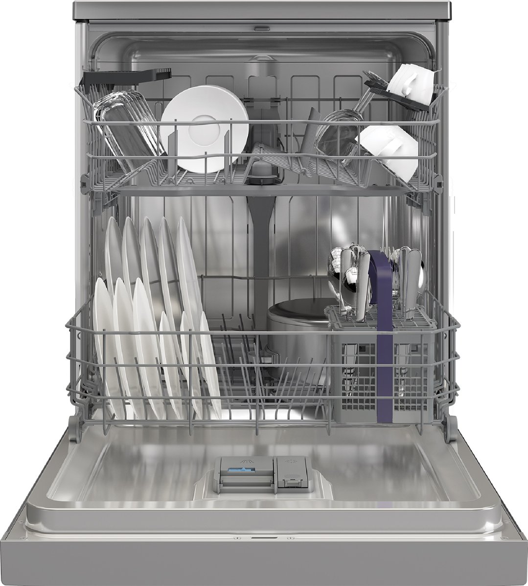 Beko 14 Place Setting Freestanding Dishwasher - Stainless Steel BDFB1410X