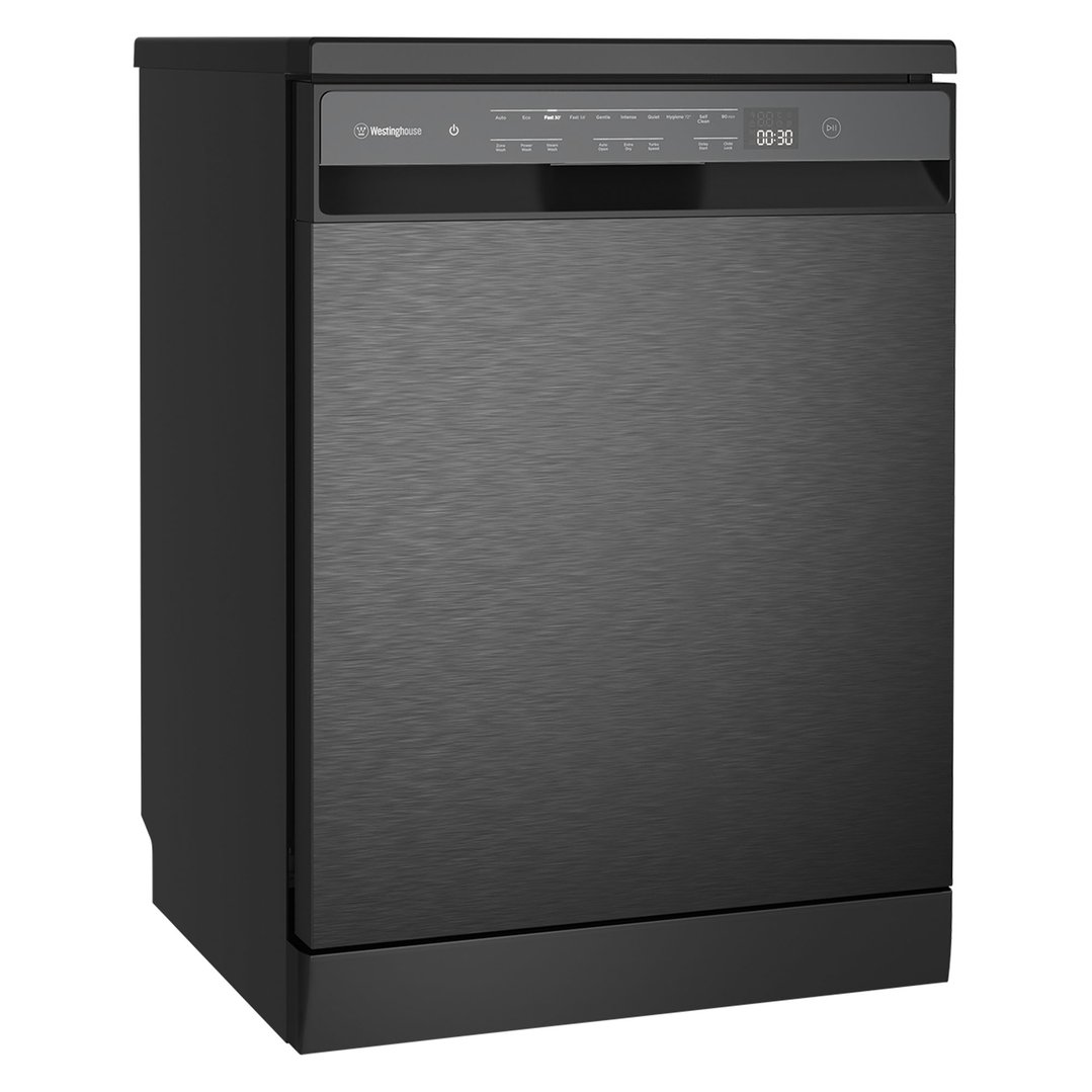 Westinghouse 60cm Dark Stainless Steel Freestanding Dishwasher WSF6608KXC