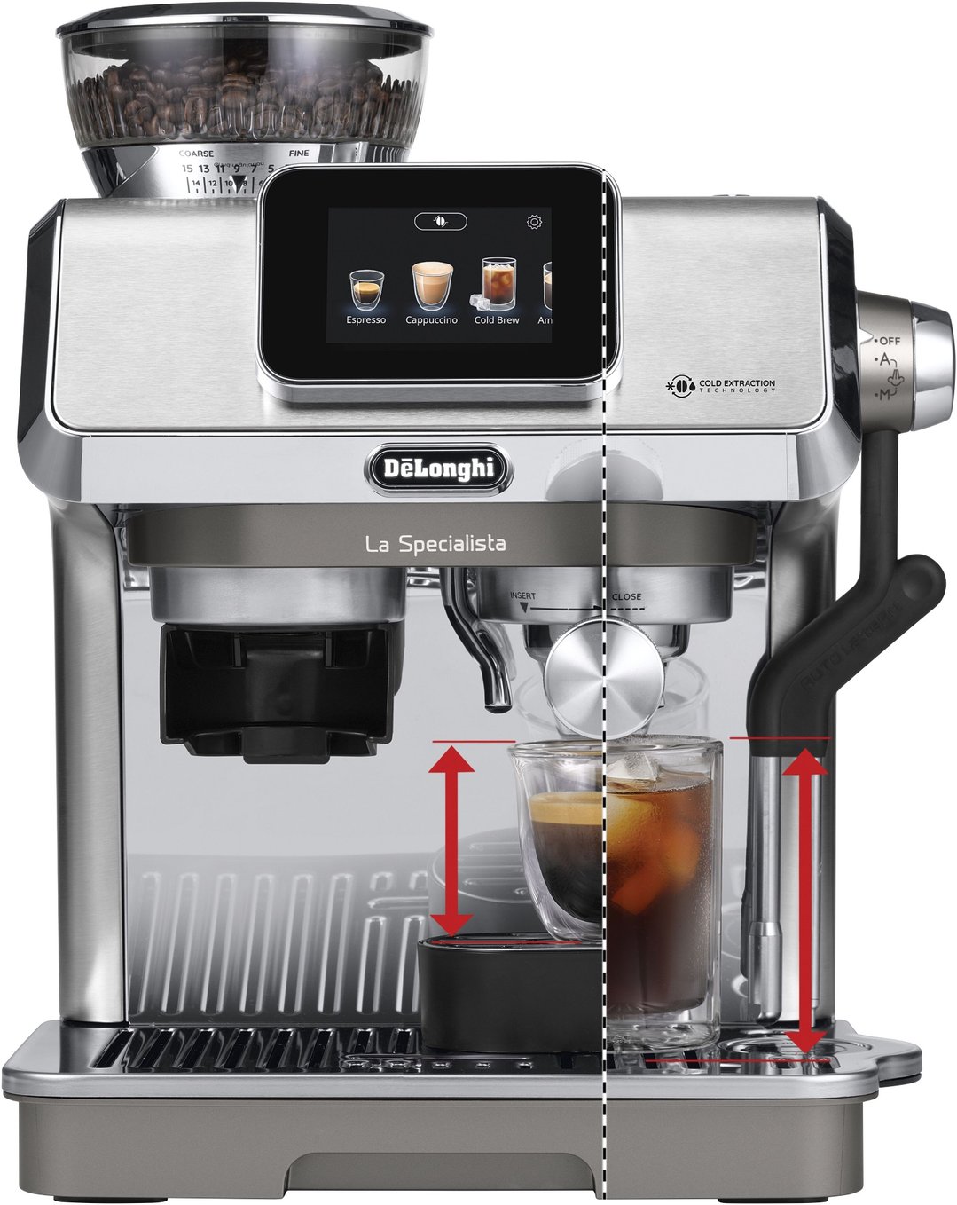 Delonghi La Specialista Touch Manual Coffee Machine EC9455M