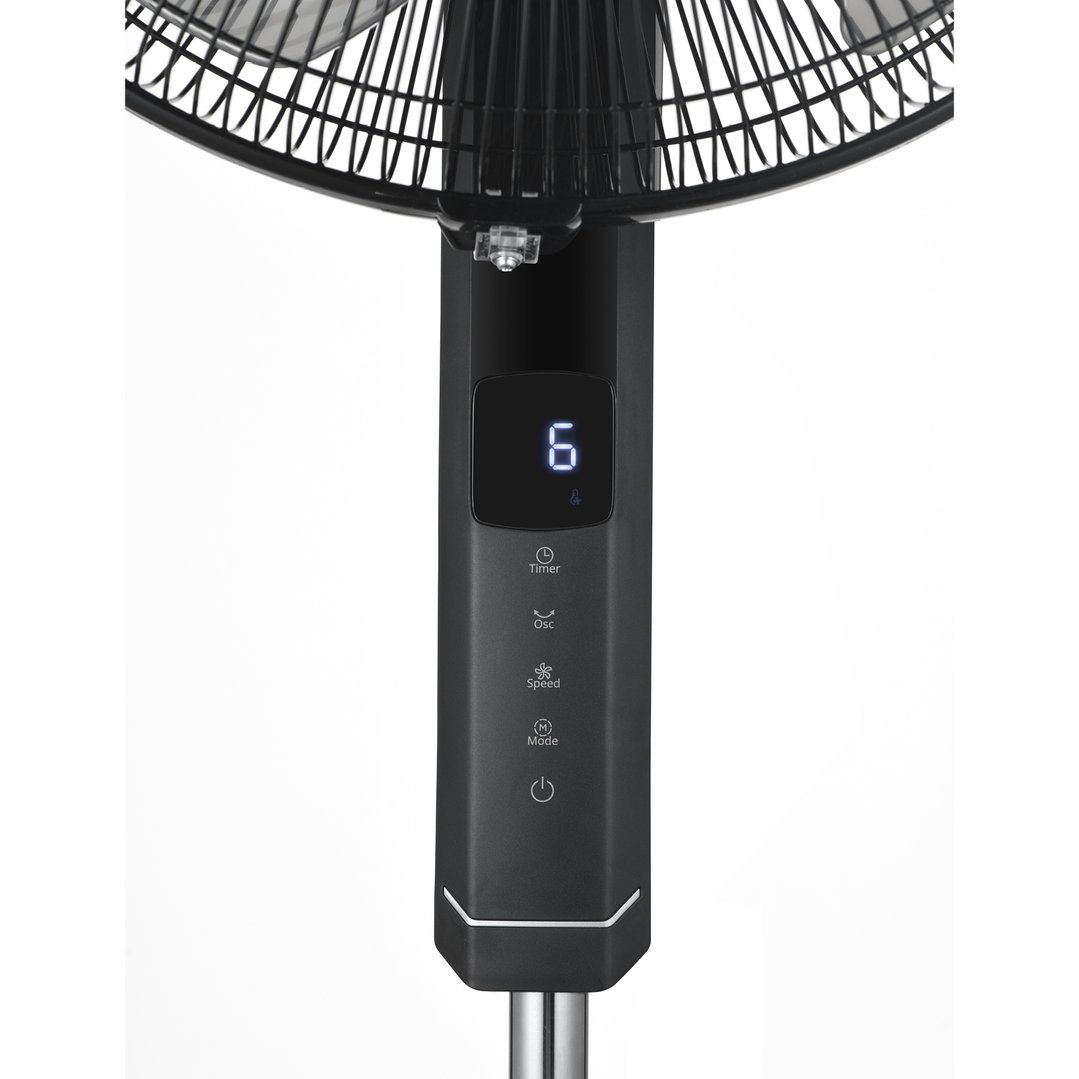 Inalto Pedestal Fan with LED Display Black IPFS13TB