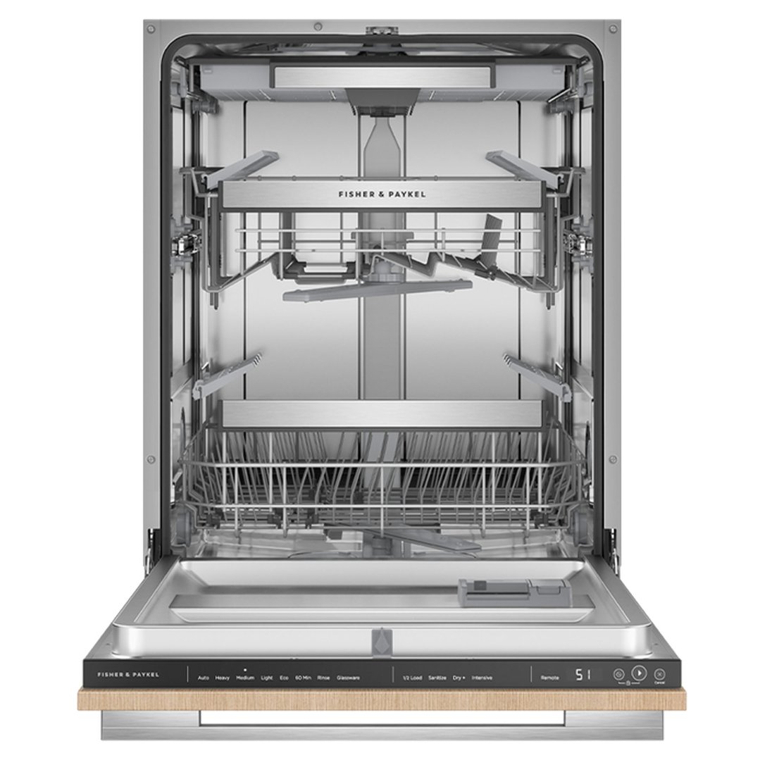 Fisher & Paykel Series 9 Integrated Dishwasher, Tall, Sanitise DW60UT4I2