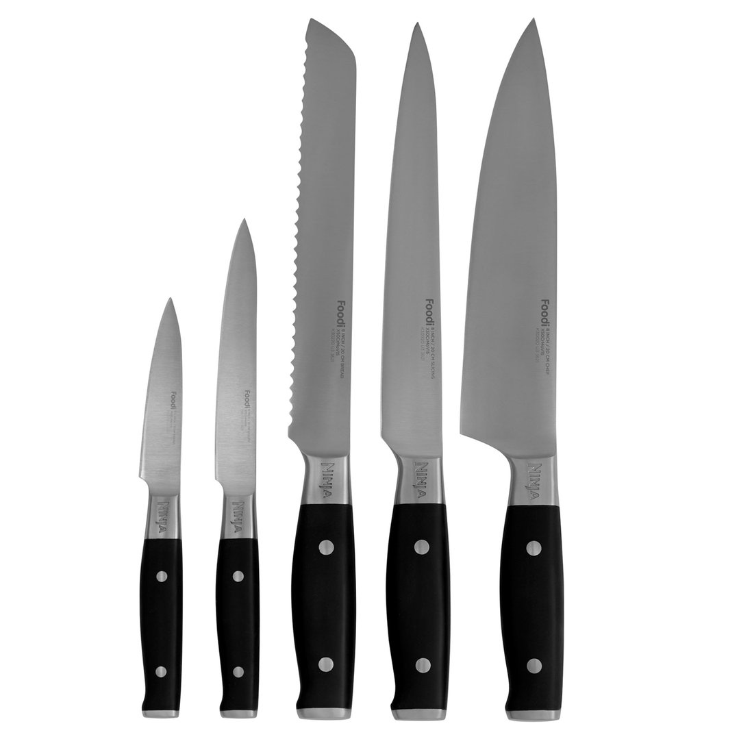 Ninja Foodi NeverDull Premium 5 Piece Knife Block Set K32005ANZ. Buy