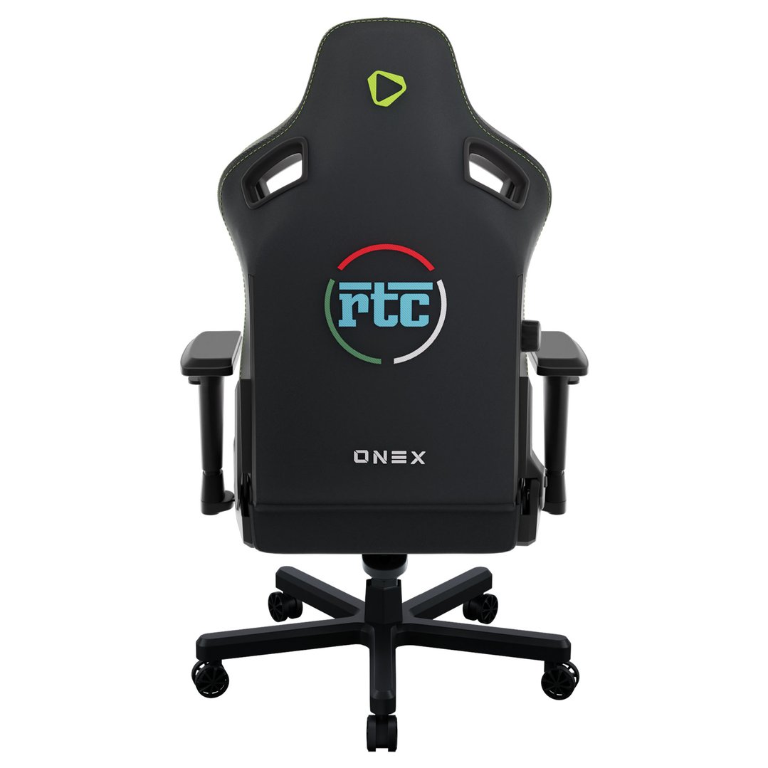 Onex RTC Giant Alcantara Gaming Chair - Black/Green ONEX-RTC-G-AP