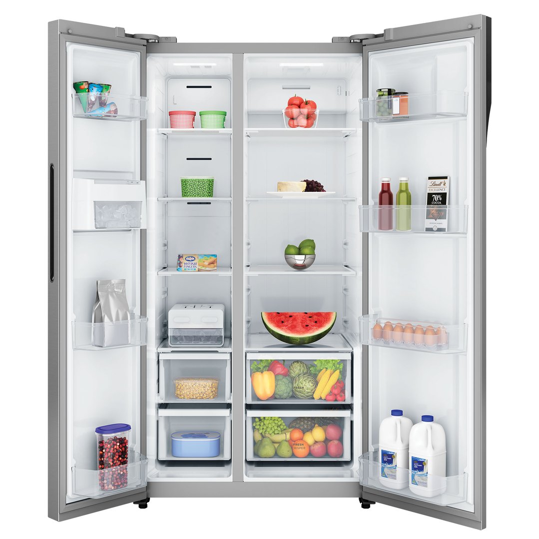 Westinghouse 624L Side by Side Fridge, Silver WSE6200SB