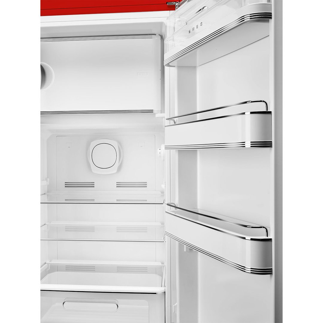 Smeg FAB 28 50’S Style Retro Refrigerator, Right Hand - Red FAB28RRD5AU