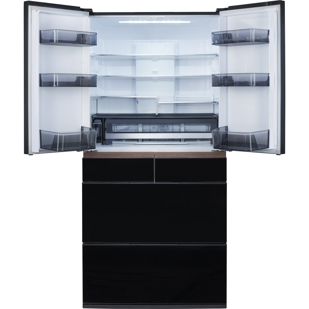 Hitachi 670L Multi Door Fridge - Crystal Black R-GW670TAXK