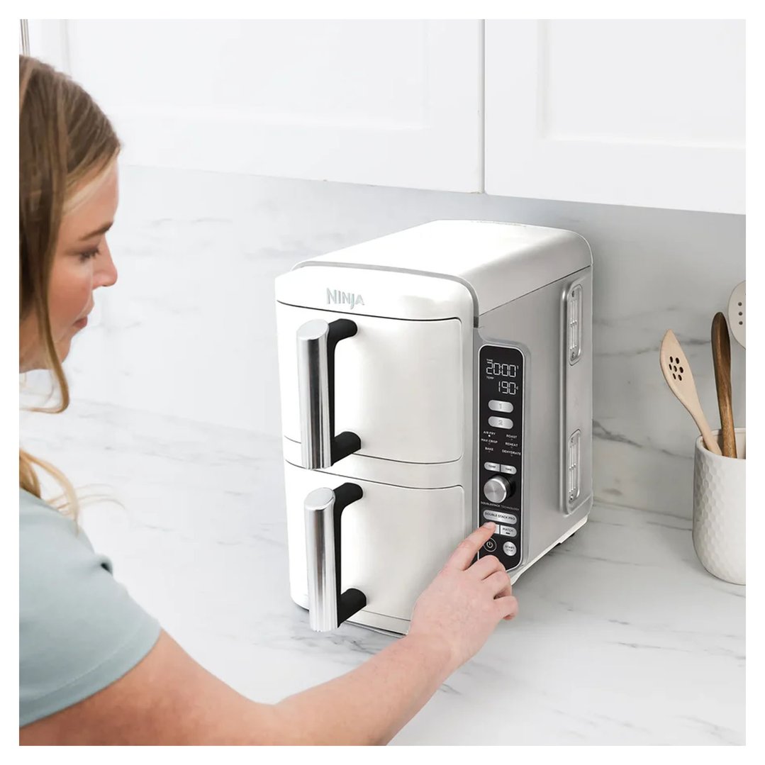 Ninja DoubleStack XXXL 9.5L 2 Drawer Air Fryer SL400WH