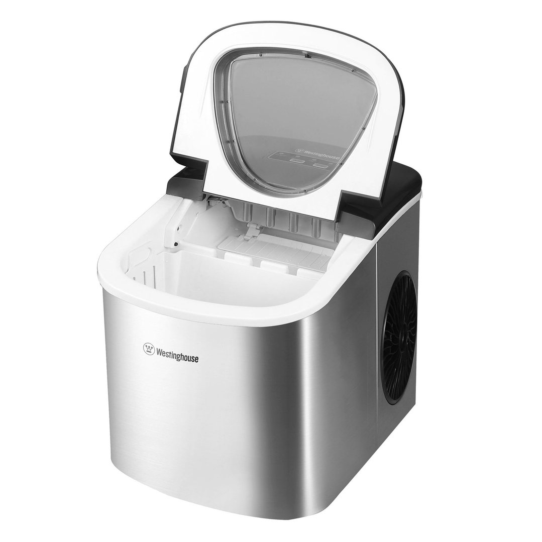 Westinghouse Ice Maker 12kg, 1.3L Portable Stainless Steel Countertop Machine WHIM01SS