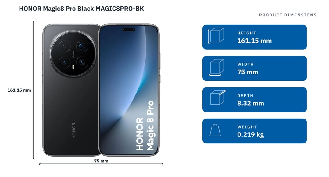 HONOR Magic8 Pro Black MAGIC8PRO-BK