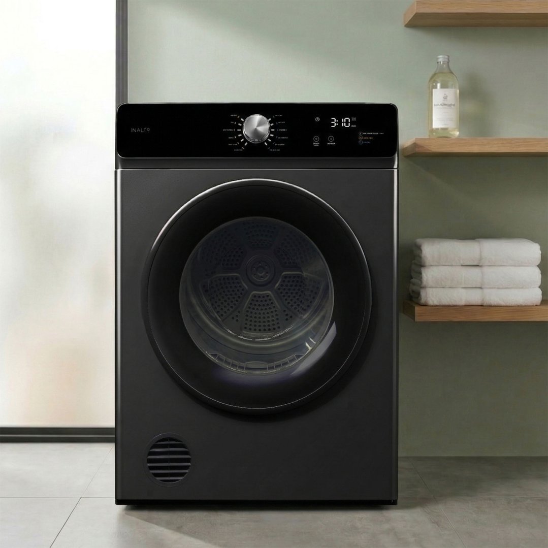 Inalto 8kg Vented Dryer Black IVD28B
