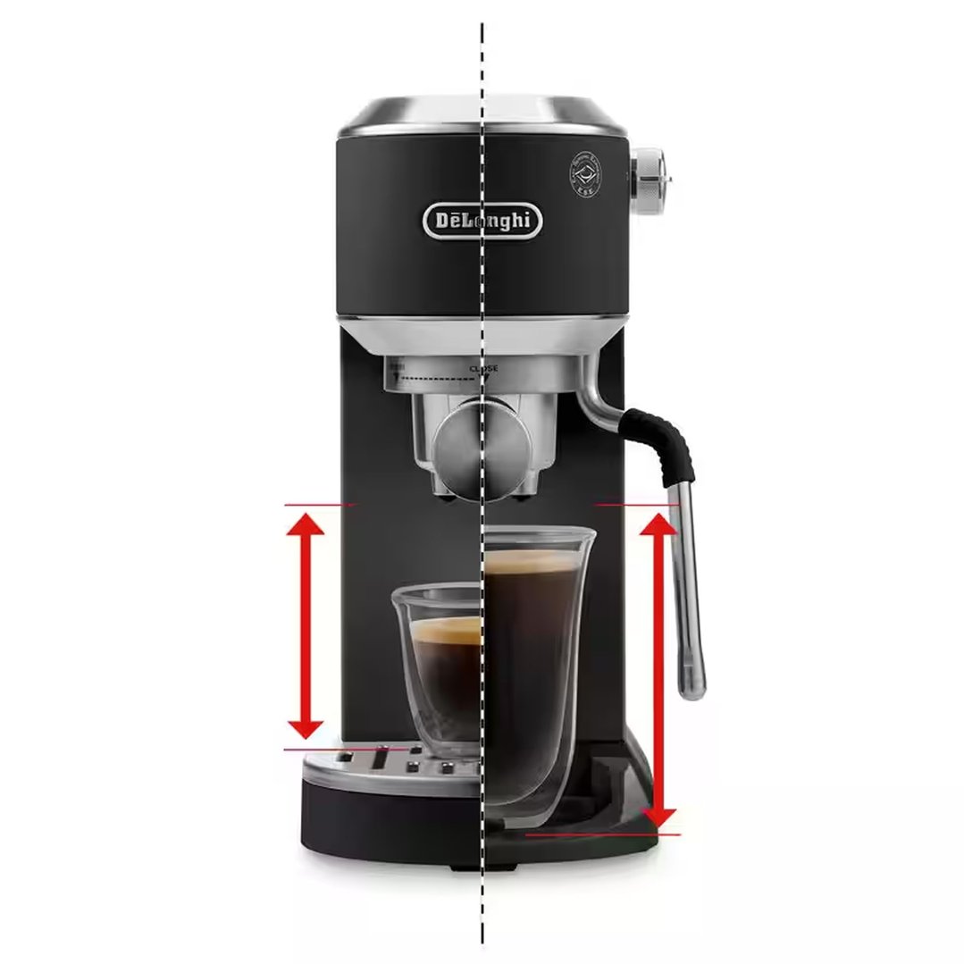Delonghi Dedica Duo Manual Coffee Machine Black EC890BK