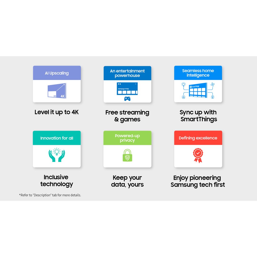 Samsung 55" Q7F QLED 4K Smart TV 2025 QA55Q7FAAWXXY