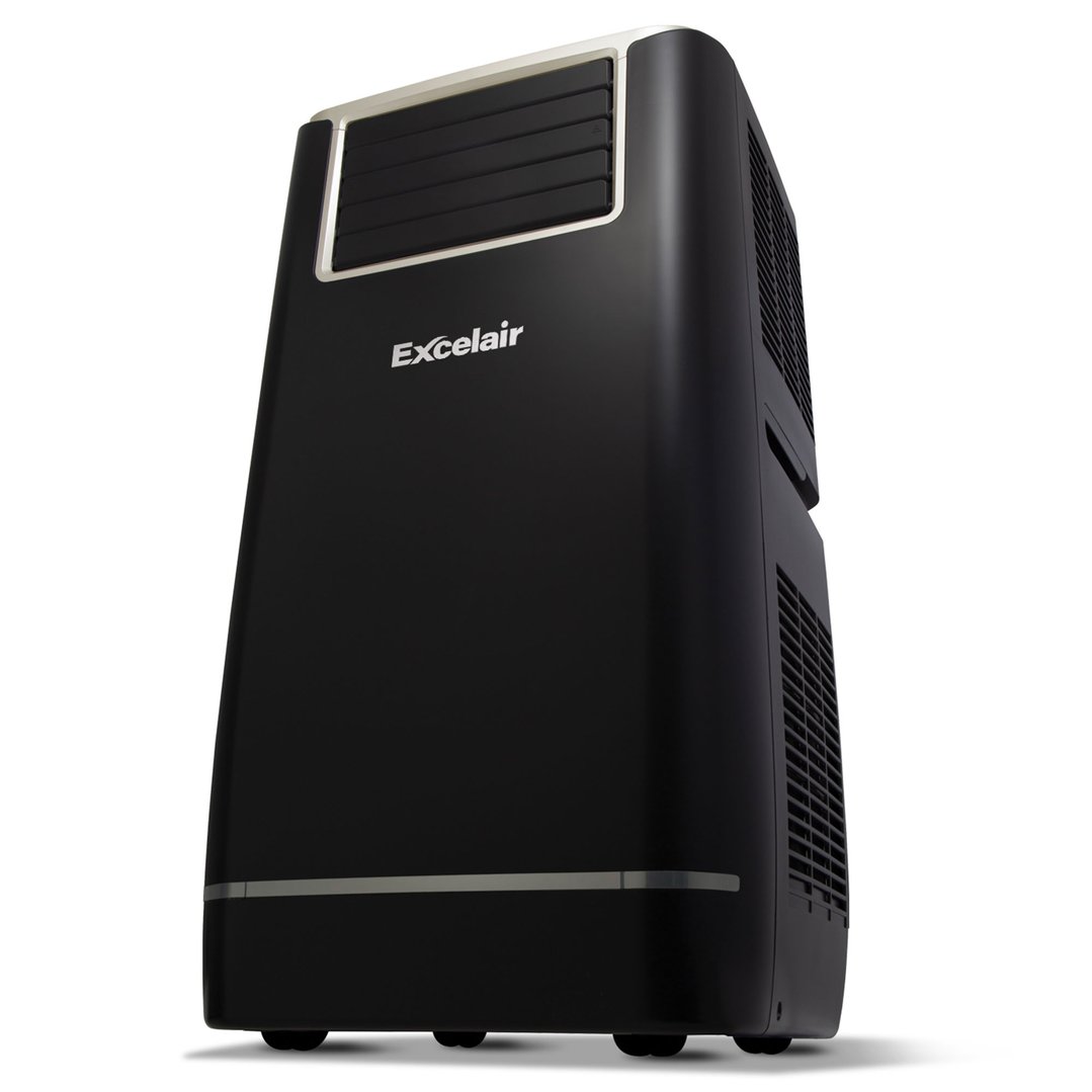 Excelair 3.4KW Portable Air Conditioner Wi-Fi, Black/Silver EPA58034BS