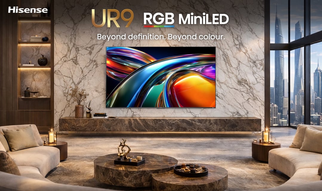 Hisense 85" RGB MiniLED UR9S 180Hz 4K Smart AI TV (2026) 85UR9SAU