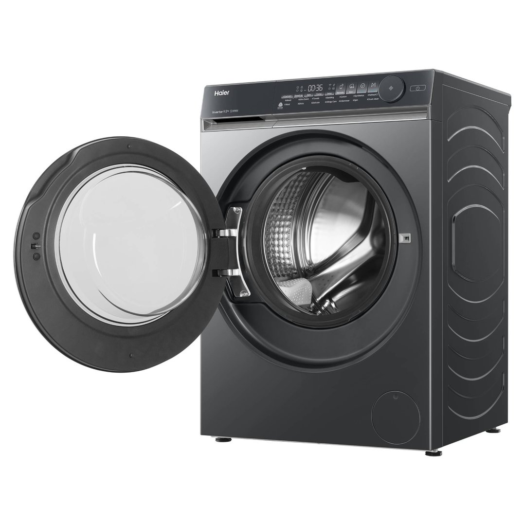 Haier 9.5kg 500 Series Front Load Washing Machine - Black HWFS95NB1