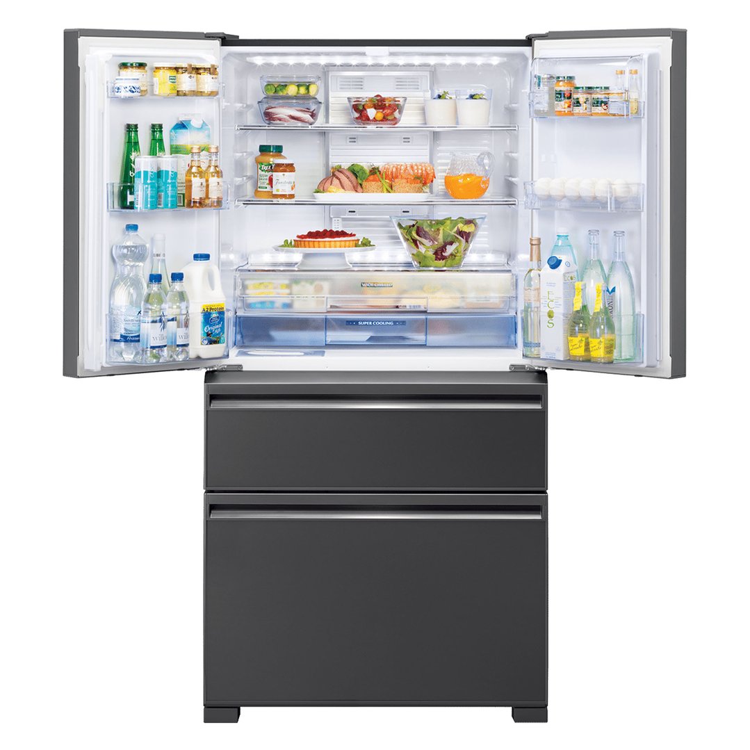 Mitsubishi Electric 564L LX Series French Door Fridge - Dark Silver MR-LX564ER-GDS-A