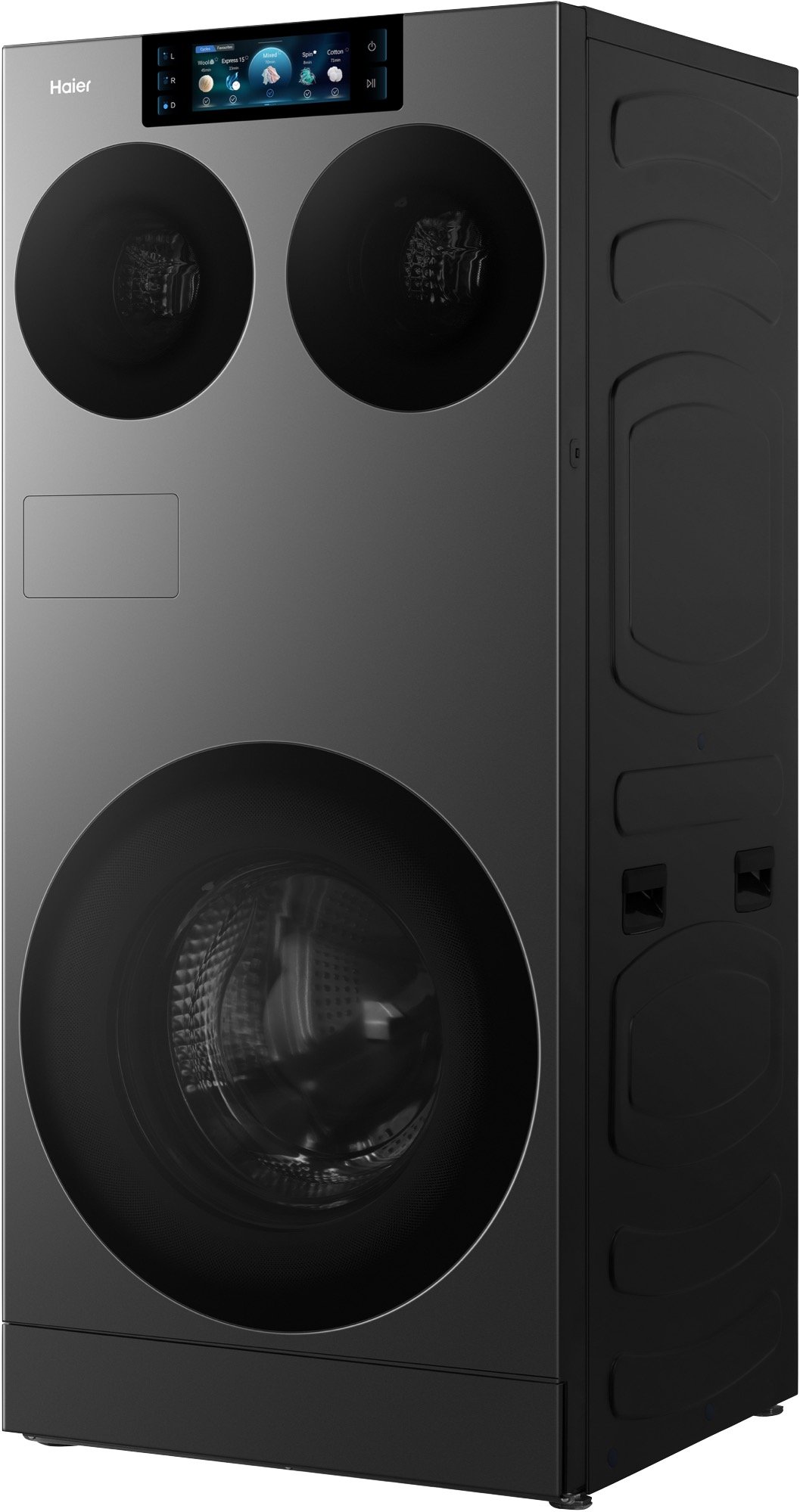Haier 10kg + 6kg 600 Series Multi Washer Dryer - Dark HTDWD1060TB1