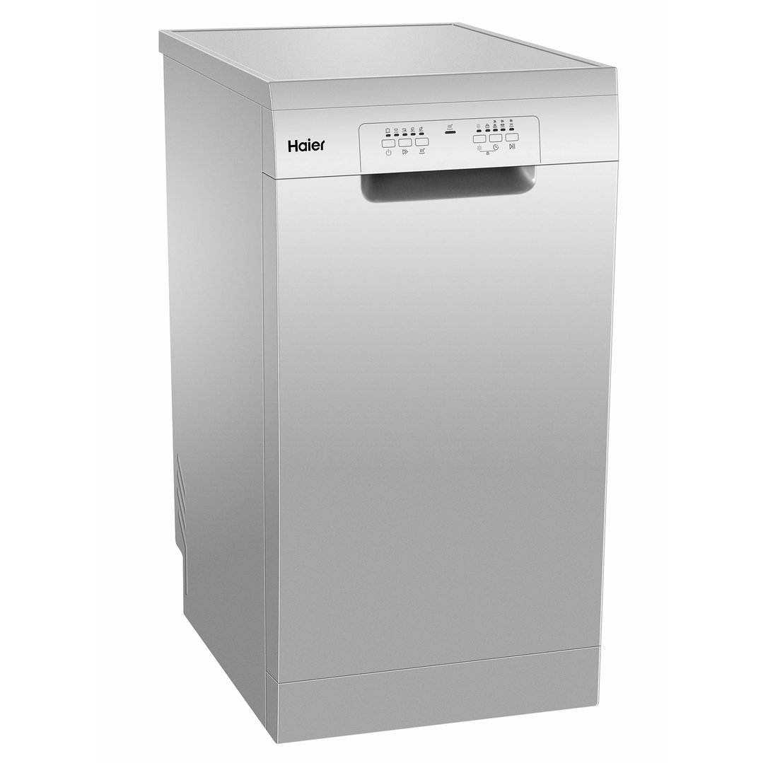 Haier 45cm Compact Freestanding Dishwasher - Silver HDW10F1S1