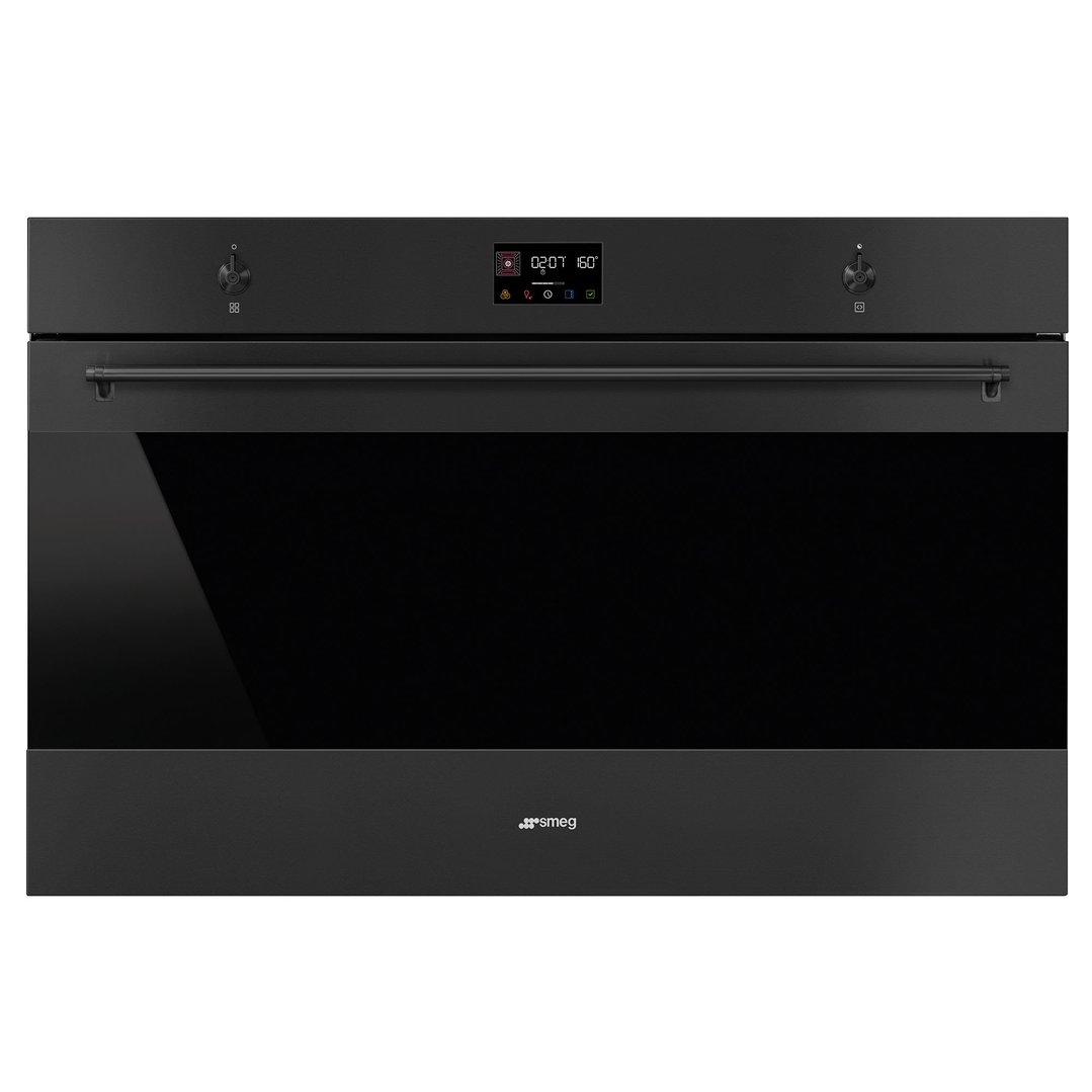 Smeg Classic 90cm Pyrolytic Oven Matte Black SFP9302TN Buy Online
