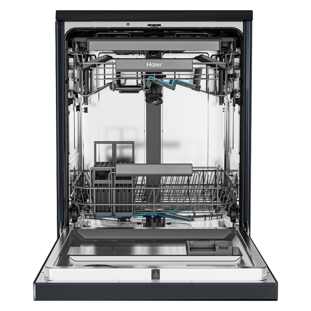 Haier 600 Series Black Freestanding Dishwasher HDW15F4B1