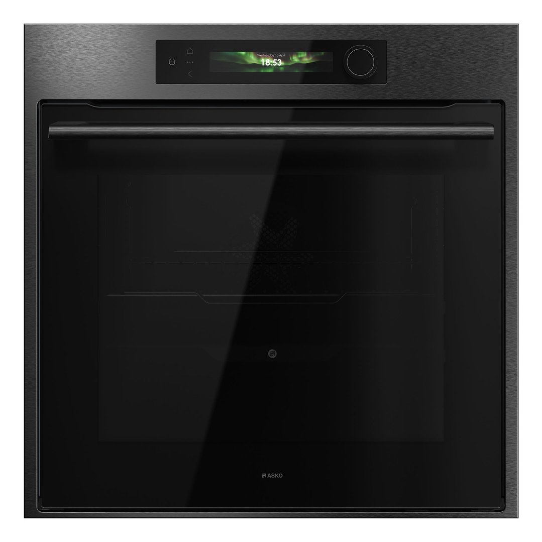 ASKO Craft Frame 60cm Pyrolytic Oven - Black Steel OTP66BSH-AU