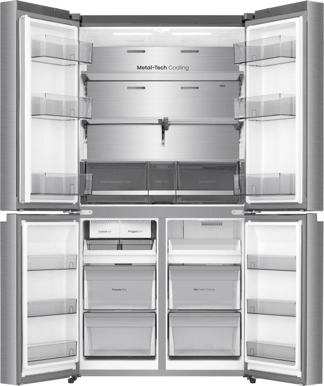 Hisense 640L PureFlex French Door - Stainless Steel HRCD640TSW
