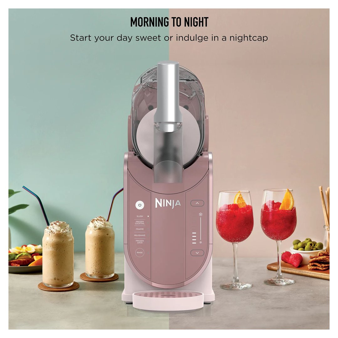 Ninja SLUSHi Professional Frozen Drink Maker - Limited Edition Frosé FS302PK