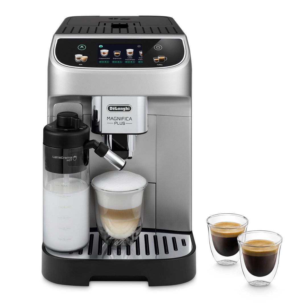 Delonghi Magnifica Plus FullyAutomatic Coffee Machine Silver