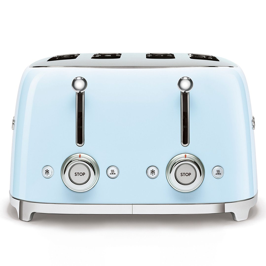 Smeg 50's Style 4 Slice Toaster Pastel Blue TSF03PBAU