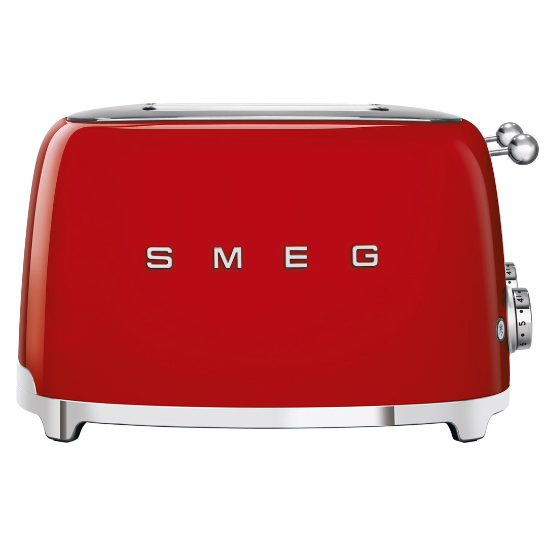 Smeg 50's Style 4 Slice ToasterRed TSF03RDAU