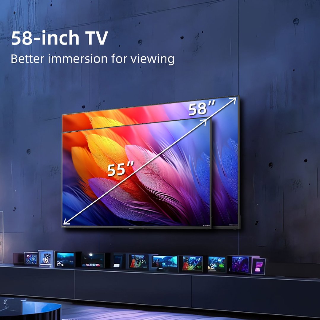 Chiq 58" 4K QLED Google Smart TV (2025) U58QG7L