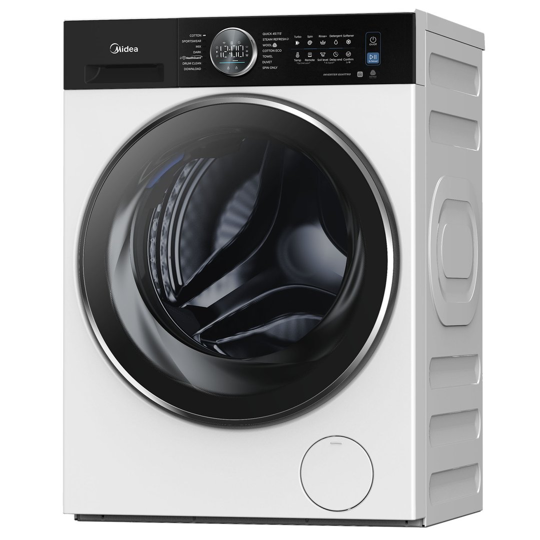Midea 10kg Front Load Washer - White MF210W100ABW