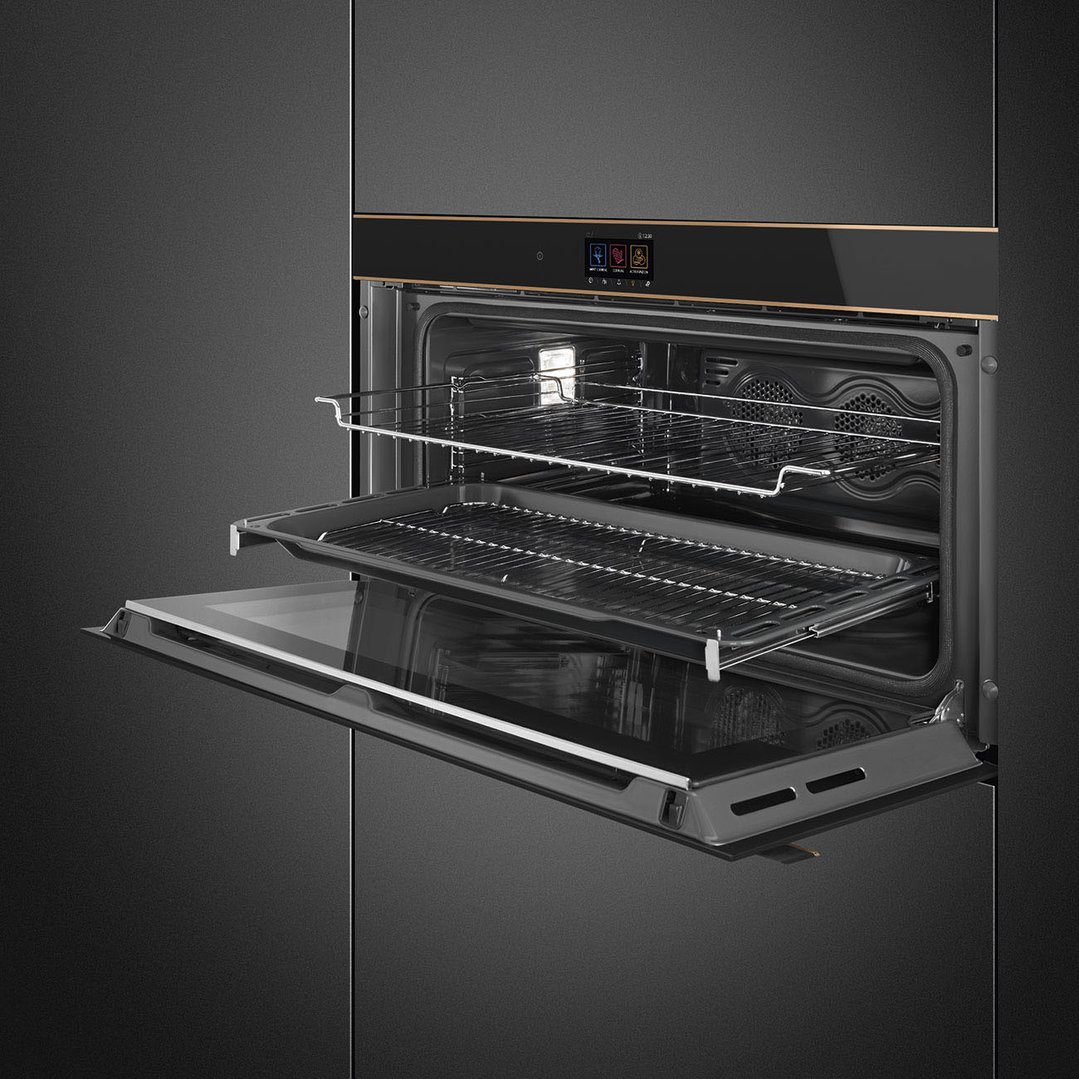 Smeg 90cm Dolce Stil Novo Thermo-ventilated Oven SFPR9604TNR