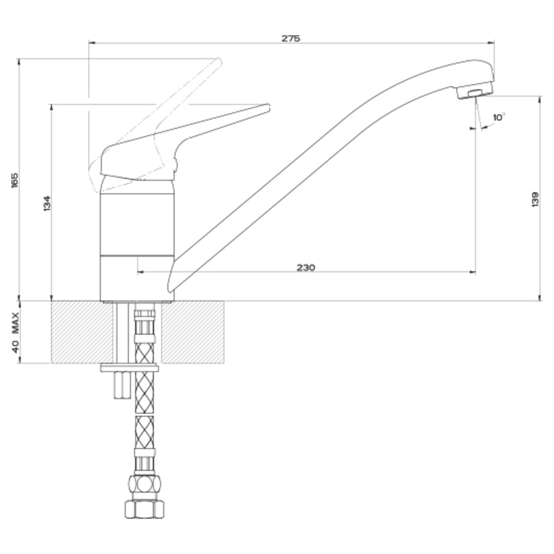 Franke Swing Kitchen Mixer Tap TA6400